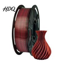 High Temperature Resistant Filament Silk PLA 3D Printer Filament Toughness Heat Metallic Printing Supplies 1.75mm 1kg Spool Shiny for Printed Models C black