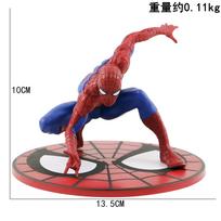 PVC large disc base Spider-Man figure Avengers doll doll boy gift desktop decoration