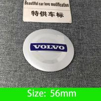 4 vnt. 56 mm automobilio emblema Auto ratų centrinio dangtelio lipdukas Priedai Volvo AWD V50 S60 XC60 S60L XC40 XC90 V60 S80 S90 V90 T5 T6 gray