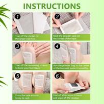 SHOPIVAAN® Herbal Foot Detox Pads for Feet, Natural Detox Foot Patches for Overnight Body Cleansing, Relaxation & Wellness, Foot Pads for Detox Su beige
