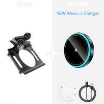For Volkswagen VW Passat B8 2017 2018-2023 Car Phone Holder Wireless Charger Phone Auto-Clamping Strong Magnetic Holder Base Base and holder 2