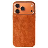 Originalus itališkas importuotas Alcantara magnetinis dėklas IPhone 17 Pro Max 17Pro su MagSafe dėklu, išmaniojo mygtuko apsauginis dangtelis for iPhone 17