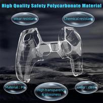 Crystal Clear Pc Hard Shell Ps5 Controller Case Dustproof Anti Slip Protective Cover one size gryna