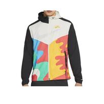 Nike Windrunner A.I.R. Austas striukė su gobtuvu bėgimui vyriškos striukės Balta CJ5809-133 S black