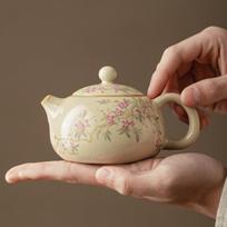 Chinese style Xishi teapot teacup Kungfu tea set accessories retro household ceramic tea maker Teapot A