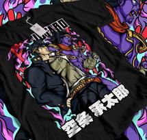 JoJo's Bizarre T-Shirt Adventure JoJo Anime Manga Jolyne Jotaro shirt 548 L purple