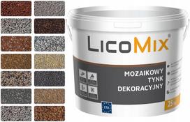 Mozaikinis dekoratyvinis stambaus grūdėtumo tinkas 7,5 kg Mozaika Lico Mix