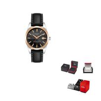 TISSOT Mechanical Movement 50 meter Water Resistance Men's Watch Black Dial T927.407.46.051.00 Regular Watch Box black