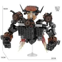 Skibidi Toilet DrillMan Block Titans Speaker Man Clock Man Tv king Speakerman GMan 2025 New Skibidi Building Block Drillman black