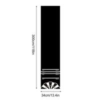 Darts Mat 300x34cm Anti-slip Throwing Line Competition pad Protective Dart Board Floor Rug for Home Recreation Room Party juoda