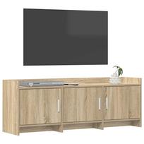 TV spintelė 130 x 33 x 47 cm Sonoma ąžuolo drožlių plokštė