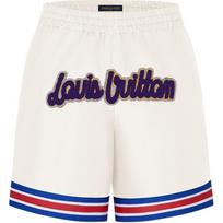 LOUIS VUITTON x NBA Basketball Shorts Men's White 1A90T8 XS balta