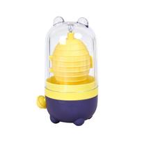 Manual Egg Beater Hand Crank Egg Mixer for Baking, Cooking and Smoothie Preparation One Size geltona