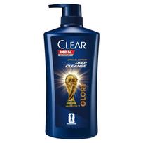 FIFA Clear Men Deep Clean Shampoo World Cup 26 Limited Package Edition 1 pcs 650ml blue