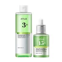 ANUA Azelaic Acid 3 CICA Skin Clear Toner 250ml + 15 Intense Calming Serum 30ml 2 STEP Set (Toner Serum) Sebum Exfoliation Pore Care Soothing Oily beige