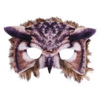 Realistiška Helovino vakarėlio kaukė PVC Karnavalinė vakarėlio kaukė Aukštos kokybės persirengimo kaukės Owl