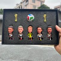 Messi Ronaldo Yamal Figūrėlių Rinkinys – Futbolo Žvaigždžių Kolekcionuojamas Elementas Automobilio & Namų Dekoruoti 11