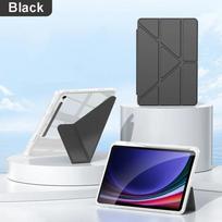 For New Samsung Galaxy Tab S10 S10+ 12.4 FE S10 FE+ Plus Case For Tab A9 S9 S8 S7 FE Plus 11/12.4/13.1 inch Pencil Holder Cover S9 FE Plus 12.4 juoda