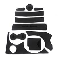 for Chevrolet Lada Niva 2009 ~ 2018 Anti-Slip Gate Slot Cup Mat Accessories Non-Slip Door Groove Pad Coaster