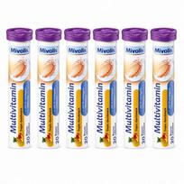 MIVOLIS German Multivitamin Effervescent Vitamin 4 Packs 20 Pieces 6 pcs 20 Tablets
