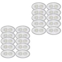 Išmanus anti-knarkimo prietaisas, dvigubo pulso stimuliacija, miego apnėjos pagalba vyrams ir moterims 20Pcs Patches white