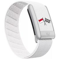 WHOOP 5.0 MG Replacement Band Pattern Nylon Strap With Metal Frame PEAK LIFE Sport Wristband Fitness Tracker Accessories WHOOP MG life  white