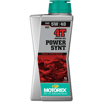 Motociklo variklio alyva MOTOREX POWER SYNT 4T 5W40 MA2 1L