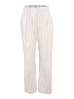 Vero Moda Petite Klostuotos kelnės 'VMGLOW' rūdžių raudona / balta