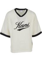 Karl Kani Megztinis 'Varsity' juoda / balkšva