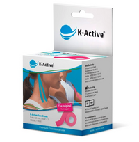 Kineziologinis teipas K-Active Classic 5 cm x 5 m (rožinis)