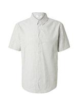 DAN FOX APPAREL Marškiniai 'Selim' margai žalia / balta