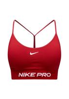 NIKE Sportinė liemenėlė 'Pro' rubinų raudona / balta