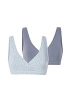 Lindex Maternity Maitinimo liemenėlė opalo / pastelinė mėlyna / balta