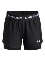 UNDER ARMOUR Sportinės kelnės 'Play Up' juoda / balta