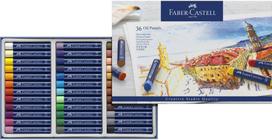 Faber-Castell Goldfaber Studio oil pastel crayons, 36 count (127036)