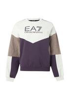 EA7 Emporio Armani Megztinis be užsegimo rausvai pilka / gervuogių spalva / balta