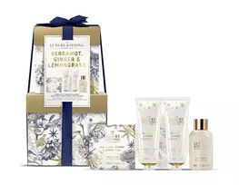 The Luxury Bathing Company Bergamot, Ginger & Lemongrass Mini Body Care Gift Set 5 pcs