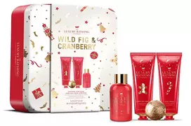 The Luxury Bathing Company Fig & Cranberry Bath Care Gift Set 4 pcs