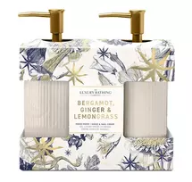 The Luxury Bathing Company Hand care gift set in a box Bergamot, Ginger & Lemongrass 2 pcs
