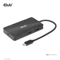 Club 3D USB šakotuvas USB-7-in1-HUB USB-C 2xDP/2xUSB/2xUSB-C/RJ45 100W