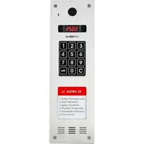 Siauras vertikalus garso skydelis Laskomex CP-2533NR-040, nerūdijančio plieno, su RFID skaitytuvu