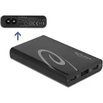 DeLOCK Įkroviklis 2 x USB Type-C PD 3.0 + 1 x USB Type-A jauda 60 W