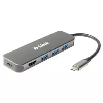 USB-C centras D-Link DUB-2333 5-in-1 su HDMI/USB-PD