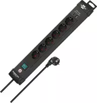 Brennenstuhl 1951160608 elektros skirstytuvas 3 m 6 lizdai vidinis Juodas