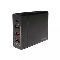 Logilink USB stalo įkroviklis 3xUSB-A ports + 1xUSB-C ports, 60W