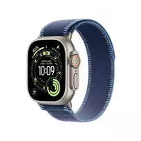 Apple Watch Ultra 3 (2025) GPS + Cellular 5G 49mm Natural Titanium korpusas su Mėlynas Trail Loop M/L EU MEWU4