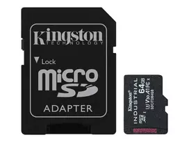 Atminties kortelė Kingston Industrial MicroSDXC 64GB Class 10 UHS-I/U3 A1 V30
