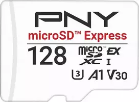 PNY microSD Express atminties kortelė 128GB MicroSDXC UHS-I
