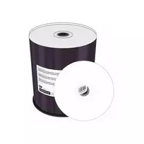 MediaRange DVD+R 8.5GB 100 vnt. 8x balti visiškai spausdinami Cakebo