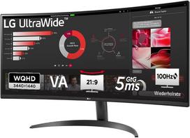 LG UltraWide 34WR50QK-B 34 colių UWQHD lenktas monitorius